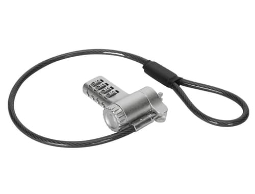 Targus DEFCON - Security cable lock - ultimate, universal, with adaptable lock head - silver - 30 cm (pack of 25) — view 11