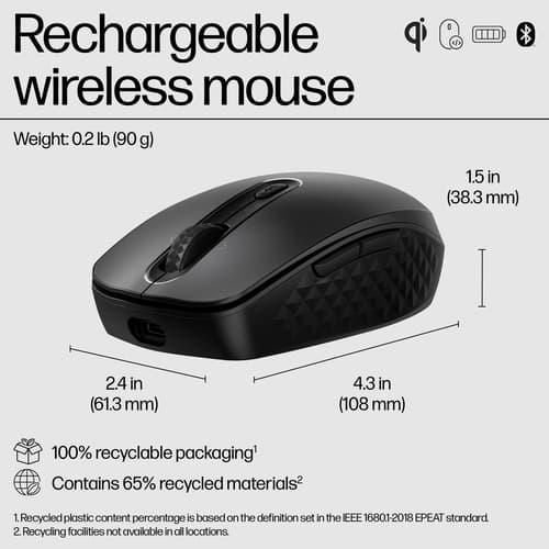 HP 695 QI-CHARGING WIRELESS MOUSE — view 3