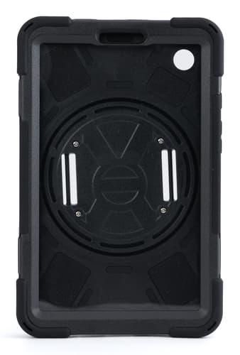 techair classic pro - Protective case for tablet - rugged - silicone, polycarbonate - black - for Samsung Galaxy Tab A9 — view 3