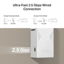  TP-Link BE3600 Network transmitter & receiver White 2500 Mbit/s thumbnail 4