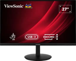 ViewSonic VG2709U-2K - LED monitor - 27" - 2560 x 1440 QHD @ 100 Hz - IPS - 350 cd/m� - 1000:1 - HDR10 - 4 ms - HDMI, DisplayPort, USB-C - speakers