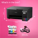 Epson EcoTank ET-2864 - Multifunction printer - colour - ink-jet - ITS - A4 (media) - up to 10 ppm (printing) - 100 sheets - Wi-Fi, USB - black thumbnail 1