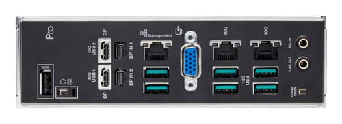 ASUS PRO WS WRX90E-SAGE SE - Motherboard - SSI EEB AST2600 - Socket sTR5 - AMD WRX90 Chipset - USB 3.2 Gen 1, USB-C 3.2 Gen 2x2, USB4 - Gigabit LAN - onboard graphics (CPU required) - HD Audio (6-channel) — view 4