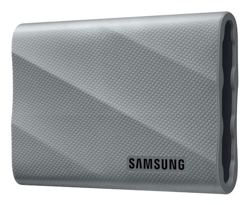 Samsung T9 MU-PK1T0G - SSD - encrypted - 1 TB - external (portable) - USB 3.2 Gen 2x2 (USB-C connector) - 256-bit AES - grey — view 3