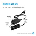 HP USB-C LC - Power adapter - AC - 65 Watt