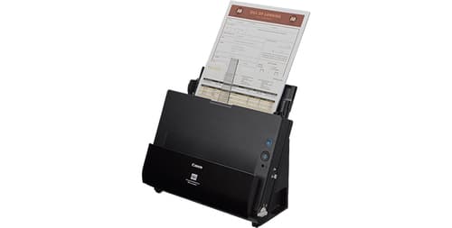 Canon imageFORMULA DR-C225 II - Document scanner - CMOS / CIS - Duplex - 600 dpi x 600 dpi - up to 25 ppm (mono) / up to 25 ppm (colour) - ADF (30 sheets) - up to 1500 scans per day - USB 2.0 — view 3