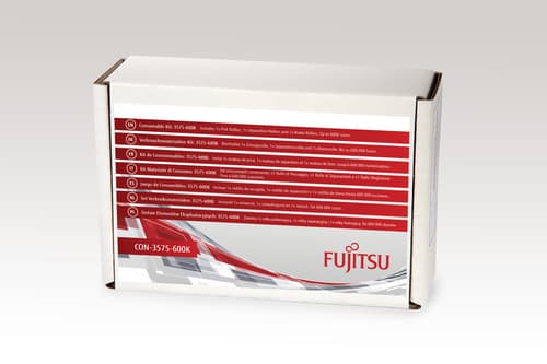 Fujitsu/PFU Consumable Kit: 3575-600K 1 Pack: For fi-6400, fi-6800. Includes 1x Pick Rollers, 1x Separation Rollers and 1x Brake Rollers. Estimated Life: Up to 600K scans.