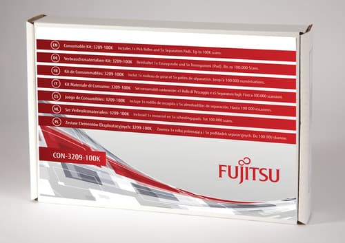 Fujitsu/PFU Consumable Kit: 3209-100K For fi-5015C. Includes 1x Pick Roller and 5x Separation Pads. Estimated Life: Up to 100K scans.
