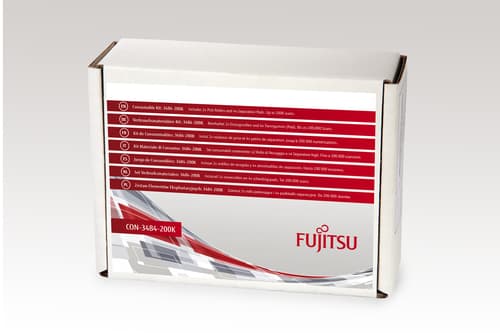 Fujitsu/PFU Consumable Kit: 3484-200K For fi-4120C2, fi-4220C2, fi-5120C, fi-5220C, fi-6010N. Includes 2x Pick Rollers and 4x Separation Pads. Estimated Life: Up to 200K scans.