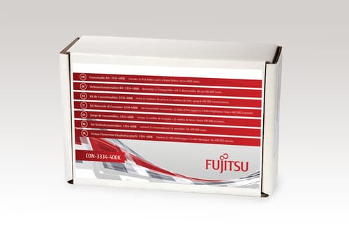 Fujitsu/PFU Consumable Kit: 3334-400K For fi-5530C, fi-5530C2. Includes 2x Pick Rollers and 2x Brake Rollers. Estimated Life: Up to 400K scans.