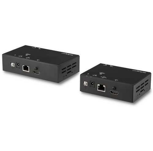 StarTech.com HDMI Over CAT5e / CAT6 Extender - Power Over Cable - 4K 60Hz Up to 70m / 230 ft - 1080p 60Hz up to 100m / 328 ft (ST121HDBT20L) - Video/audio/infrared extender - HDMI - over CAT 5e/6 - up to 100 m - TAA Compliant