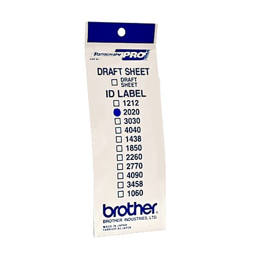 Brother ID2020 - 20 x 20 mm 12 label(s) stamp ID labels