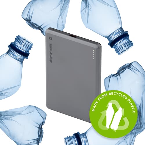 dbramante1928 re-charge - Power bank - MagSafe - 5000 mAh - 20 Watt - Apple 2.4A, BC 1.2, PD 2.0, PD 3.0, QC 2.0, QC 3.0, PE 1.1+, PE 2.0+ - 2 output connectors (24 pin USB-C, magnetic) - on cable: USB-C - grey — view 3