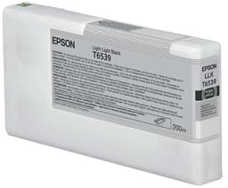 Epson Ink Cartridges, Ultrachrome HDR, T6539, Singlepack, 1 x 200.0 ml Light Light Black, Standard