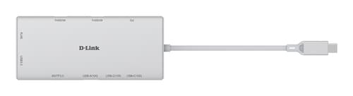 D-Link DUP-A01 - Docking station - USB-C - 2 x HDMI - 1GbE — view 5
