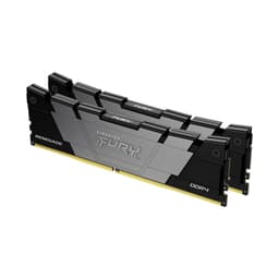 Kingston FURY Renegade - DDR4 - kit - 32 GB: 2 x 16 GB - DIMM 288-pin - 4000 MT/s / PC4-32000 - CL19 - 1.2 V - unbuffered - non-ECC - black