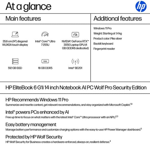 HP EB6G1i14 U7 255U 14 16GB/512 PC United Kingdom - UK English localization — view 5