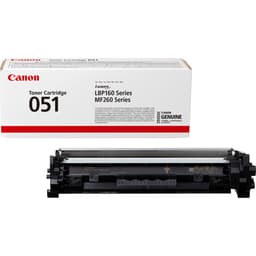 Canon 051 - Black - original - toner cartridge - for imageCLASS MF262, MF264, MF267, MF269, i-SENSYS MF264, MF267, MF269, Satera LBP161, LBP162