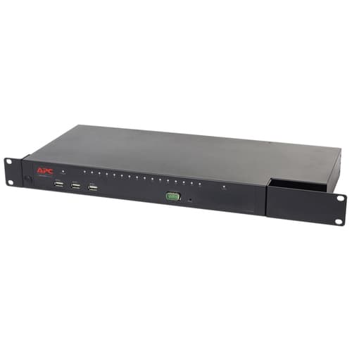APC KVM1116R - KVM switch - 1 local user - 1 IP user - rack-mountable - for P/N: SMTL1000RMI2UC, SMX1000C, SMX1500RM2UC, SMX1500RM2UCNC, SMX750C, SMX750CNC