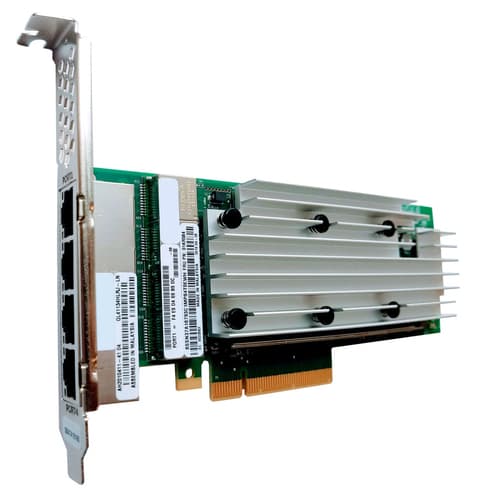 Lenovo ThinkSystem QL41134 - Network adapter - PCIe 3.0 x8 - Gigabit Ethernet / 10Gb Ethernet x 4 - for ThinkAgile MX3330-F Appliance, MX3330-H Appliance, MX3331-F Certified Node