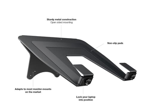 *Non Cancellable/Non Returnable (NCNR)* M LAPTOP HOLDER GAS LIFT ARM BLACK — view 13