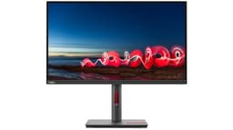 Lenovo ThinkVision T23i-30 - LED monitor - 23" - 1920 x 1080 Full HD (1080p) @ 60 Hz - IPS - 250 cd/m� - 1000:1 - 4 ms - HDMI, VGA, DisplayPort - raven black