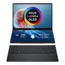 ASUS Zenbook Duo OLED UX8406CA-QL135W - 180-degree hinge design - Intel Core Ultra 7 - 255H / up to 5.1 GHz - Evo - Win 11 Home - Arc Graphics 140T - 16 GB RAM - 1 TB SSD NVMe - 14" OLED touchscreen 1920 x 1200 @ 120 Hz - Wi-Fi 7, Bluetooth - inkwell grey thumbnail 1