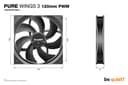 BL105 PURE WINGS 3 12CM PWM FAN thumbnail 5