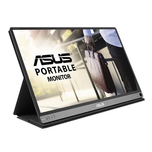 ASUS ZenScreen GO MB16AP - LCD monitor - 16" (16" viewable) - portable - 1920 x 1080 Full HD (1080p) @ 60 Hz - IPS - 220 cd/m� - 800:1 - 5 ms - USB-C - dark grey