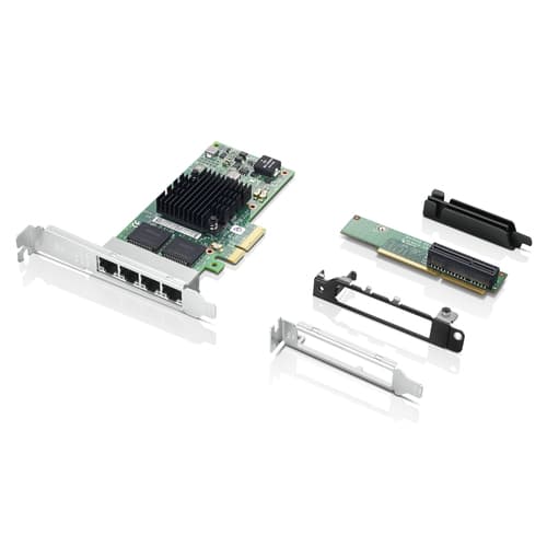 Intel I350-T4 - Network adapter - PCIe 2.1 - Gigabit Ethernet x 4 — view 1