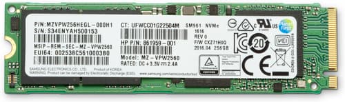 HP Z Turbo Drive - SSD - encrypted - 256 GB - internal - M.2 - Self-Encrypting Drive (SED) - for Workstation Z4 G4, Z6 G4