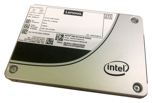 Intel S4510 Entry - SSD - encrypted - 240 GB - hot-swap - 3.5" - SATA 6Gb/s - 256-bit AES - for ThinkAgile VX5575 Integrated System, VX7575 Integrated System, VX7576 Certified Node