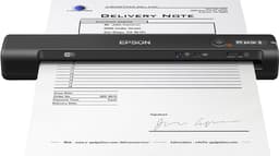Epson WorkForce ES-60W - Sheetfed scanner - Contact Image Sensor (CIS) - A4 - 600 dpi x 600 dpi - up to 300 scans per day - USB 2.0, Wi-Fi(n)
