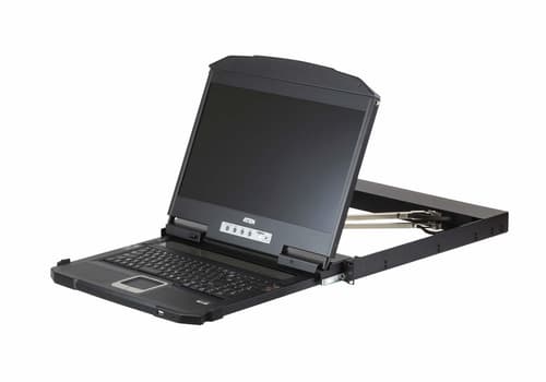 ATEN CL3800 - KVM console - USB - 18.5" - rack-mountable - 1920 x 1080 Full HD (1080p) @ 60 Hz - 350 cd/m� - 1000:1 - 20 ms - HDMI, DVI-D, VGA, 2xUSB - 1U