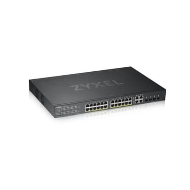 Zyxel GS1920-24HPv2 - Switch - smart - 24 x 10/100/1000 (PoE+) + 4 x combo Gigabit SFP + 4 x 10/100/1000 - rack-mountable - PoE+ (375 W)