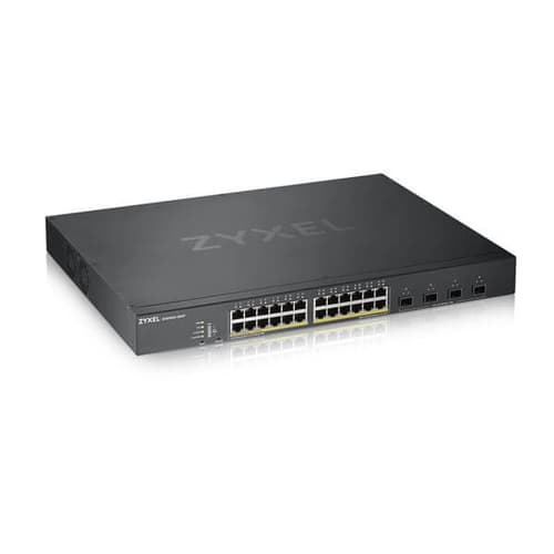 Zyxel XGS1930-28HP - Switch - smart - 24 x 10/100/1000 (PoE+) + 4 x 10 Gigabit SFP+ - rack-mountable - PoE+ (375 W)