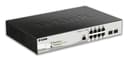 D-Link DGS 1210-10P/ME - Switch - Managed - 8 x 10/100/1000 (PoE) + 2 x Gigabit SFP - rack-mountable - PoE (78 W) thumbnail 1
