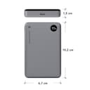dbramante1928 re-charge - Power bank - 10000 mAh - 38.5 Wh - 20 Watt - 3 A - 2 output connectors (magnetic, 24 pin USB-C) - grey thumbnail 4