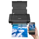 Canon Maxify BX110 Portable Printer. Runs and charges from USB C or battery. WIFI, 5.5ipm Colour. AirPrint, Mopria (Android). 2.4GHz and 5GHz WIFI. Windows, MacOS. iOS, ChromeOS. Replaced IP110 and TR150 Series thumbnail 12