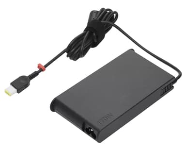 Lenovo ThinkPad 170W Slim AC Adapter (Slim-tip) - Power adapter - AC 100-240 V - 170 Watt - black - for ThinkPad P1 Gen 5, P15v Gen 2, P15v Gen 3, P16 Gen 1, T15p Gen 2, X1 Extreme Gen 5