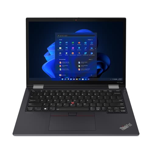 Lenovo ThinkPad X13 Yoga Gen 3 21AW - Flip design - Intel Core i7 - 1255U / up to 4.7 GHz - Evo - Win 10 Pro 64-bit (includes Win 11 Pro Licence) - Intel Iris Xe Graphics - 16 GB RAM - 512 GB SSD TCG Opal Encryption 2, NVMe - 13.3" IPS touchscreen 1920 x 1200 - Wi-Fi 6E - 4G LTE - thunder black - kbd: UK - with 1 Year Lenovo Premier Support
