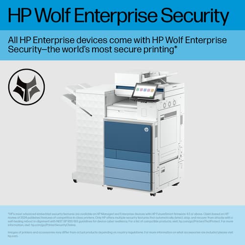 HP LaserJet Enterprise Flow MFP 8801z+ - Multifunction printer - colour - laser - A3 (297 x 420 mm) (original) - A3/Ledger (media) - up to 60 ppm (copying) - up to 60 ppm (printing) - 2180 sheets - 33.6 Kbps - Gigabit LAN, USB 3.0, USB 2.0 host, USB 3.0 host — view 9