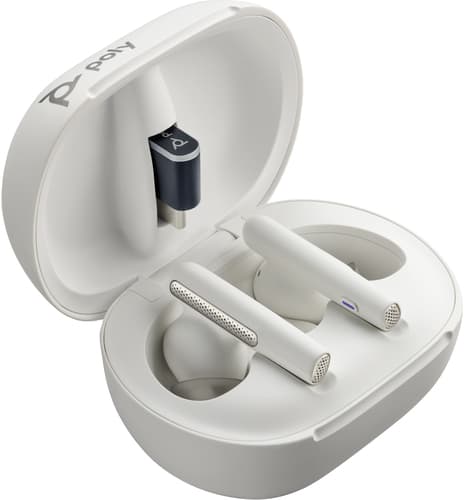 Poly - Eartip for true wireless earphones - Microsoft Teams certified - white (pack of 2)