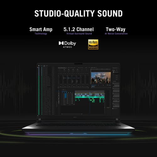 ASUS ROG Strix G18 G815LR-S9002W - Intel Core Ultra 9 - 275HX / up to 5.4 GHz - Win 11 Home - GeForce RTX 5070 Ti - 32 GB RAM - 1 TB SSD NVMe - 18" 2560 x 1600 (WQXGA) @ 240 Hz - 2.5 Gigabit Ethernet - Wi-Fi 7, Bluetooth — view 14