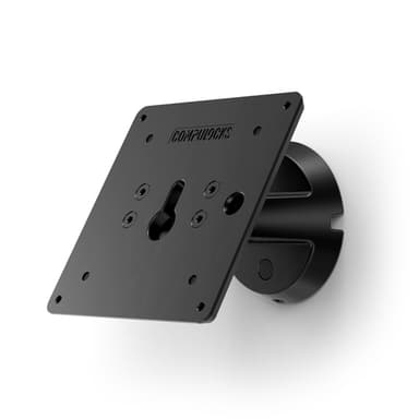 Compulocks VESA Tilting Wall Mount - Mounting kit (bow mount) - tilting - aluminium - black - wall-mountable, surface mountable