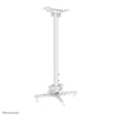 Neomounts CL25-550WH1 - Mounting kit (ceiling mount) - full-motion - for projector - easy-install, height 74.5 - 114.5 cm - steel - white thumbnail 4