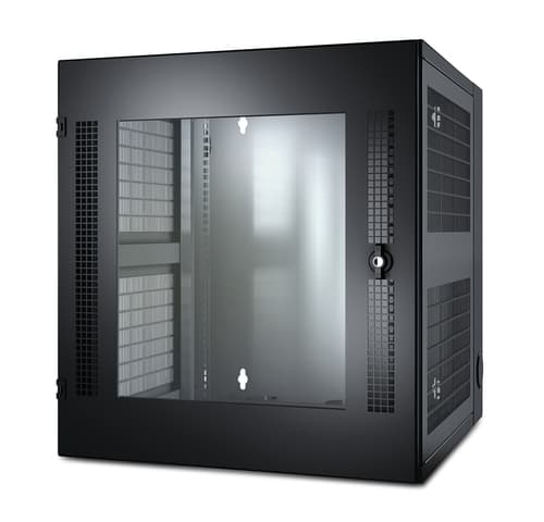 NetShelter WX 13U w/Threaded Hole Vertical Mounting Rail Glass Front Door Black*** SPECIAL DELIVERY - SHIPS DIRECT FROM VENDOR - INFORMATION REQUIRED - CALL SALES FOR COST** Size (WxDxH: 58.4 cm x 61.6 cm x 65.4 cm) May require special handling and delivery can take up to 3 days due to the size. Check with sales.
