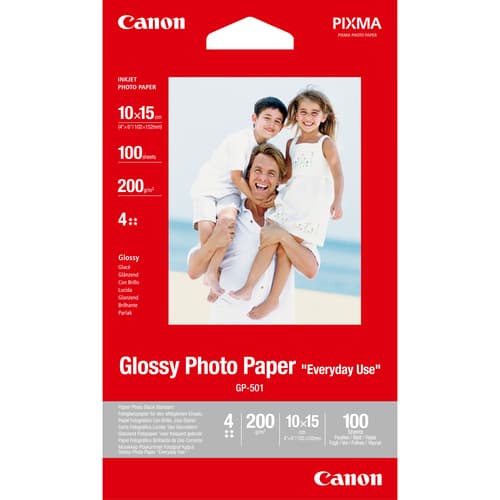 Canon GP 501 - Glossy photo paper - 100 x 150 mm - 100 sheet(s)