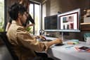 HP 738pu - Series 7 Pro - LED monitor - curved - 38" (37.52" viewable) - 3840 x 1600 WQHD+ @ 60 Hz - IPS Black - 400 cd/m� - 2000:1 - DisplayHDR 400 - 5 ms - Thunderbolt 4, HDMI, DisplayPort, USB-C - speakers - black, silver thumbnail 9