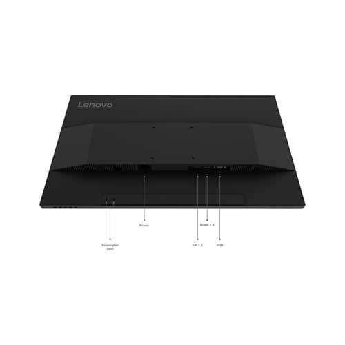 Lenovo ThinkVision E27-40 - LED monitor - 27" - 1920 x 1080 Full HD (1080p) - IPS - 300 cd/m� - 1500:1 - 4 ms - HDMI, VGA, DisplayPort - speakers - raven black — view 11